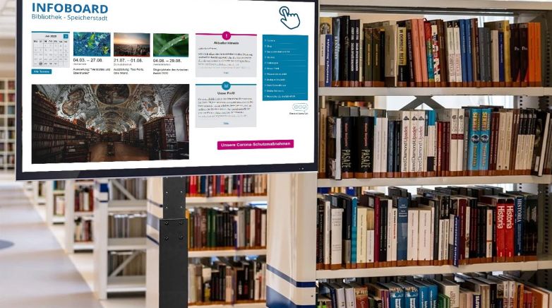 Digital Signage Lösungen für die Bibliothek